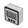 thumbnail image 3 of Uadme Buscador De ángulo Digital, Indicador De Bisel Magnético De Carpintería De Nivel De Inclinómetro De Pantalla LCD 4 X 90 °, 3 of 14