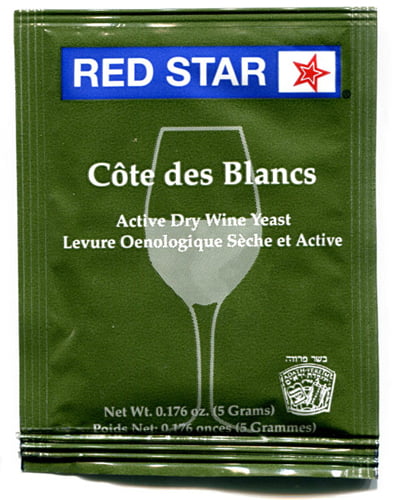Red Star Cotes des Blanc Wine Yeast - 12 Pack