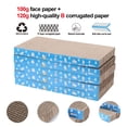 thumbnail image 5 of 5 paquetes en 1 almohadilla para rascar gatos Mankaide cartón reciclable resistente y duradero, 5 of 5