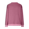 thumbnail image 7 of Oversized Sweatshirt for Women Trendy Fleece Crewneck Casual Long Sleeve Loose Solid Soft Fall Pullover with Pockets, 7 of 7