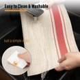thumbnail image 2 of Set of 6 Placemats, Table Mats Indoor Placemats Washable PVC Non-Slip Heatproof Woven Placemats for Dining Table Fabric Place Mat, 2 of 7