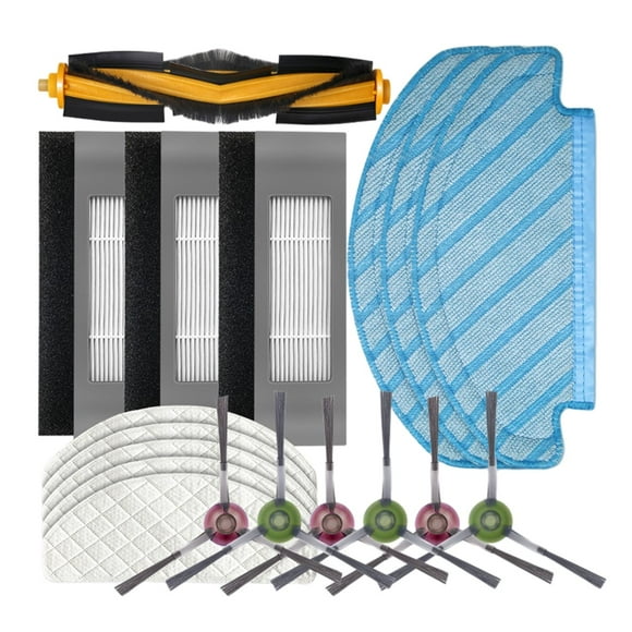 Juego de Cepillo de Rodillo Sunnimix para Aspiradora Robótica Herramienta de Limpieza