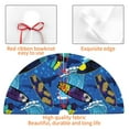 thumbnail image 4 of Sikiie Hawaiian Style 30-48 inches {designName} Print Christmas Tree Skirt Snowman Xmas Tree Skirt with Edge Christmas Decorations for Holiday Party, 4 of 7