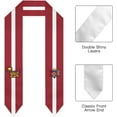 thumbnail image 2 of Class of 2024 Latvia Flag Graduation Stoles Shawl Sash Scraf For Study Aboard International Students Graduation's Day, 2 of 6