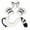 Style C, variant on Runquan Cat Ears Tail and Paws Animal Ears for Graduation Ceremony Role Playing Prom A