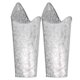 thumbnail image 5 of Macetero de pared Jadeshay 2 piezas arte del hierro colgante Plata, 5 of 8