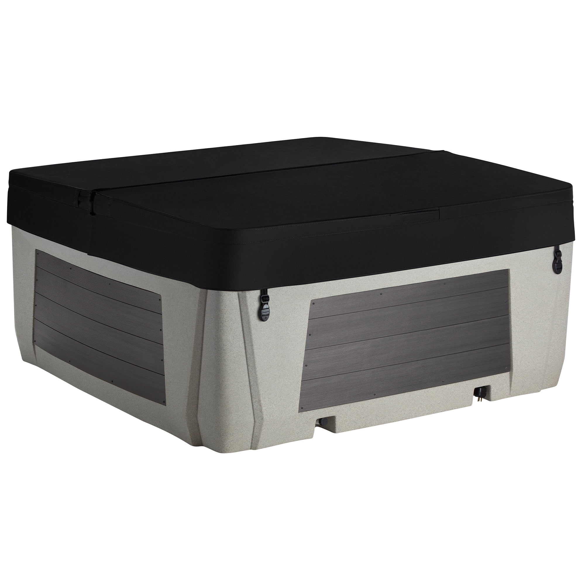 All New 2025 HydroLuxe FIJI SC Sand/Charcoal Hot Tub - 5-Person, 60 Jets, 230v