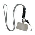thumbnail image 1 of serony Universal Mobile Phone Lanyard Adjustable Detachable Neck Hanging Rope Microfiber Reusable Anti-lost Strap for Climbing Gray Long, 1 of 8