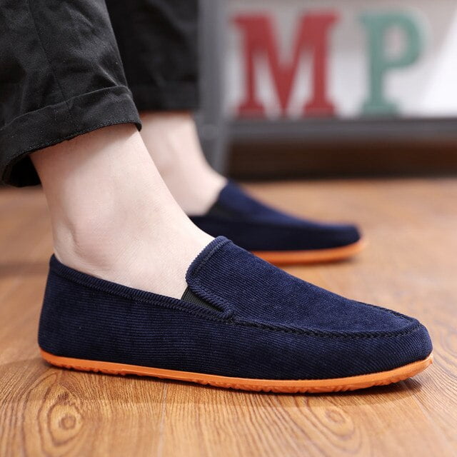 Man&#39;s Big Size Shoes Flats Slippers Fabric Men Gommino Driving Shoes Fashion Summer Style Soft - Walmart.com