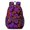 Pioneer Flower Floral Print Pattern-3, variant on Pioneer Flower Floral Print Pattern 17" School Backpacks for Teens,Waterproof Oxford Fabric,S-Shape Padded Straps for School,Travel,Hiking,Camping