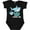 AB-Black, variant on Inktastic My Great Aunt Loves Me with Cute Sharks Boys or Girls Baby Bodysuit