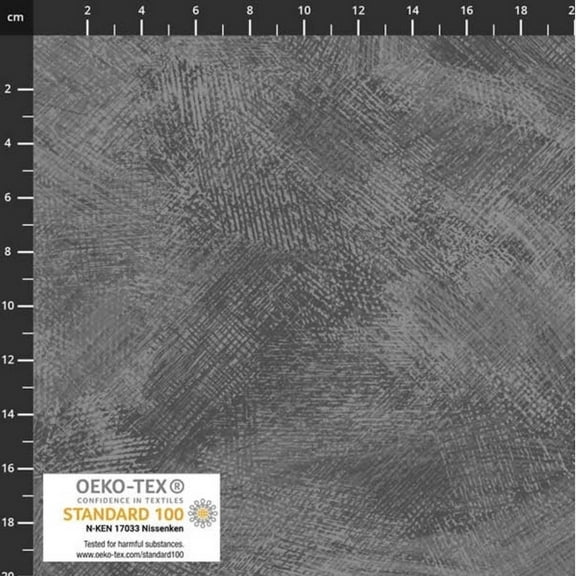 Stof European Quilting Medley Texture Grey Cotton Fabric By The Yard