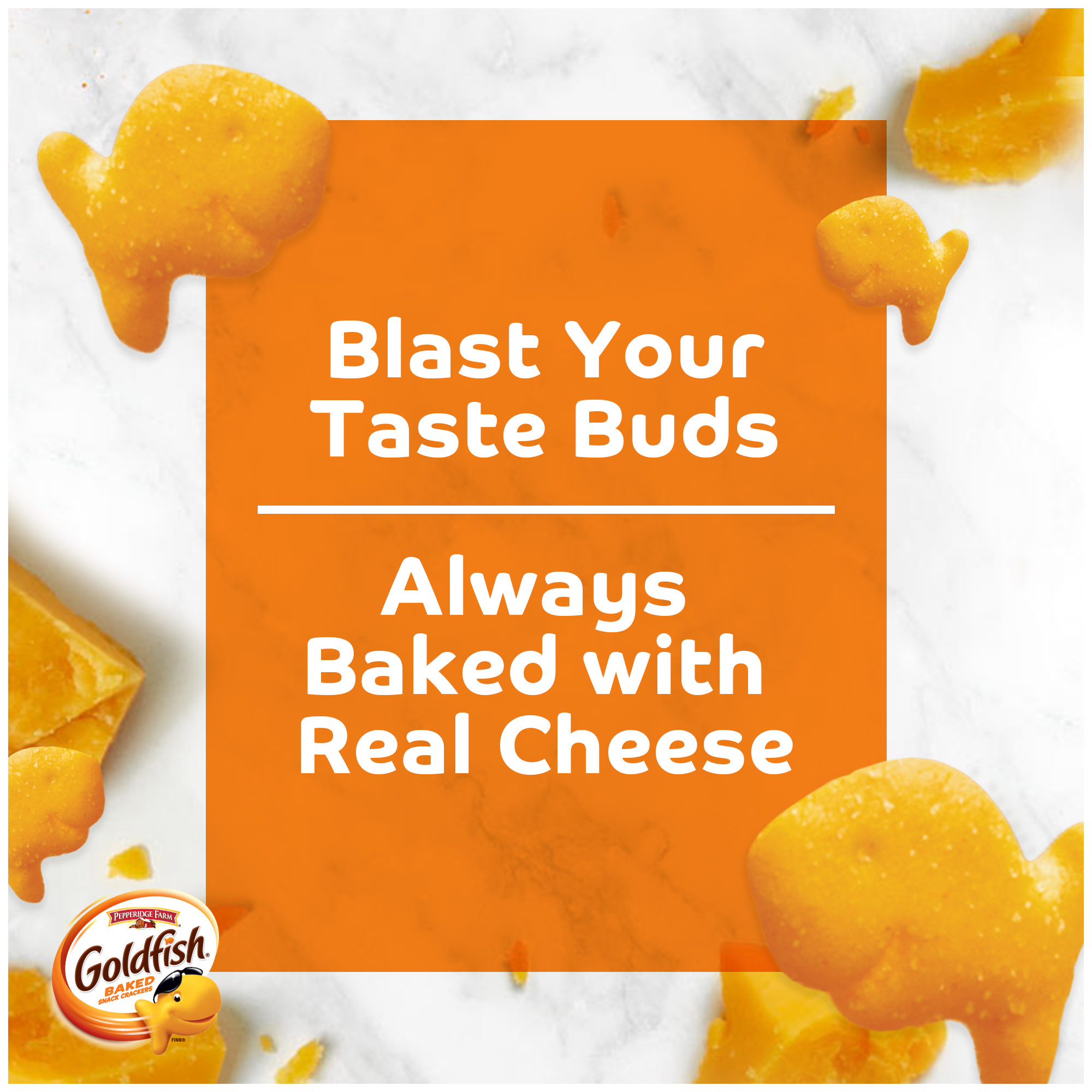 Goldfish Flavor Blasted Xtra Cheddar Cheese Crackers, Baked Snack Crackers, 30 oz Carton - image 3 of 12