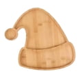 thumbnail image 4 of Plato decorativo navideño, bandeja de madera para servir, organizador rústico para regalos de inauguración de la casa Sombrero, 4 of 9