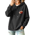 thumbnail image 7 of Kaondbfi Womens Football Embroidered Hoodie Casual Hooded Sweatshirt Long Sleeve Pullover Tops for Football Fans Fall Essentials Clothes, 7 of 7