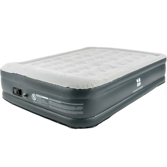 Colchon Inflable Queen Size Nanofort Bomba Integrada Automatica