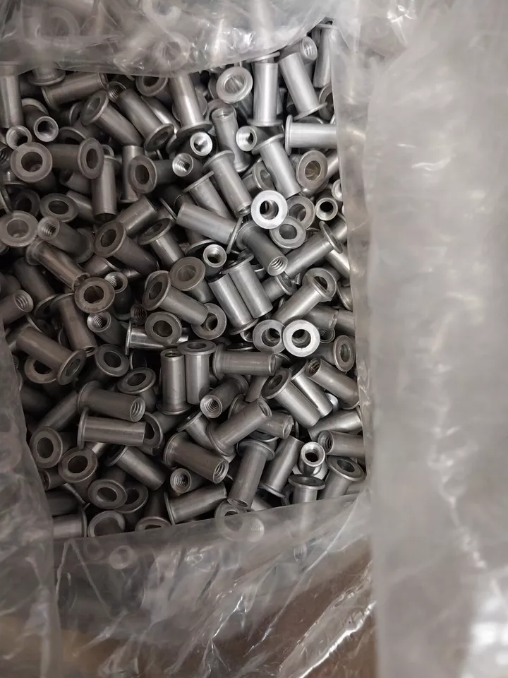 CIRCLE- (100) 8-32 Aluminum Flange Nutserts Rivet Nut Rivnut Nutsert - Free Shipping-Usa