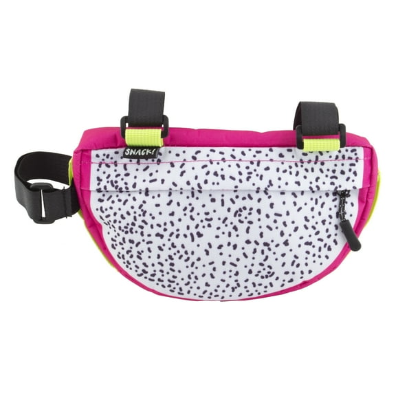Snack! Dragon Fruit Frame Bag Dragon Fruit 8x5x1.5in Hook & Loop Straps