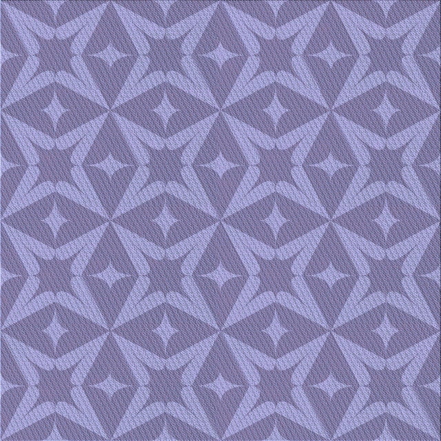 Ahgly Company Machine Washable Indoor Square Transitional Purple Mimosa Purple Area Rugs, 5' Square