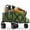 Green, variant on Timber Ridge 47" L Collapsible Wagon with Tailgate & Brake, 300 lbs Heavy Duty Beach Wagon with All-Terrain Big Wheels, 250L Foldable Utility Cart for Sand Camping Sports Shopping, Green