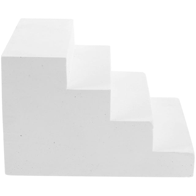 Golden Plastic Gypsum Ladder for Decor Creative Desktop Ornament Photo Prop 6.3 Inches