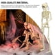 thumbnail image 4 of Esqueleto De Halloween Esqueleto De Simulación Halloween Plástico Calavera Fantasma Esqueleto Decoración Prop Para Decoración De Fiesta En Casa 2 Uds sonducket HA013113-00, 4 of 7