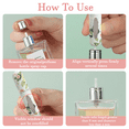 thumbnail image 5 of Kannior 3 PCS Perfume Spray Bottles Empty Reusable Plastic Bottles for Cleaning Solutions Portable Leak proof Travel Essential Atomizer for Women, 5 of 7