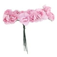 thumbnail image 3 of 144pcs Mini Petite Paper Artificial Buds Flowers DIY Craft Wedding Decor Home, Light Pink, 3 of 8
