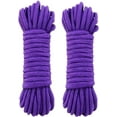thumbnail image 1 of Soft Cotton Rope for Fun Games with Couple Cotton Rope Binding 10 Meters / 33 feet 8MM Cotton Rope Multi-Purpose Durable Long Rope-Purple 2pc by Torubia, 1 of 6