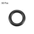 thumbnail image 2 of 50 piezas Anillo de sellado negro de 9.5 mm x 2.65 mm resistente al aceite forma O Grommet de goma NBR, 2 of 3