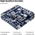 thumbnail image 6 of Dallas Football Blanket, Football Style Travel Blanket Gifts for Men Women Boys Kids, Blue Football Throw Blanket 60" X 50", 6 of 6