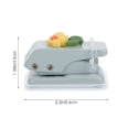 thumbnail image 2 of Raindrops Sturdy Metal Circle Puncher with Plastic Handle Paper Hole Punch for Crafting Use, 2 of 5