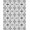 Black, Pattern 4, variant on ODIKA 4' x 6' Machine Washable Non-Slip Area Rug, Geometric Chain-Link High Traffic Rug, Gray, 379555