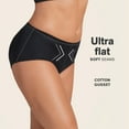 thumbnail image 3 of Leonisa Womens Butt Lifter Padded Boyshort Panty Shaper,Black,X-Large, 3 of 8
