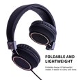 thumbnail image 3 of Auriculares Olyre Kids plegables con cable y micrófono, negros, 3 of 9