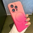 thumbnail image 5 of Compatible for iPhone 11 Pro Max Case with Magnetic Fitting for Magsafe Case Luxury Cute Soft Liquid Silicone Shockproof Full Camera Protector Cover Phone Case-Pink, 5 of 13