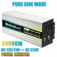 thumbnail image 2 of Pure Sine Wave Solar Inverter 10000W-20000W Pure Sine Wave Power Inverter Car Solar Inverter Voltage Transformer DC 12V To AC 220/110 Socket Converter Invertor ,Powerful Output, 2 of 7