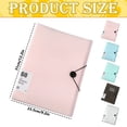 thumbnail image 3 of Aoyunhp 1Pc Binders with Plastic Sleeve,Document Organizer,Insert Music Sheet Folde,Portfolio Folder,Exam Paper Organizer Student Certificate Storage,A4 Size Brochure Folder 30 Pages,12.2"x9.2", 3 of 6