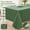 Dark Green, variant on Waterproof Vinyl Tablecloth with Flannel Backing, Square Oil-Proof PVC Table Cover for Indoor Outdoor Use, Dark Green 60x60 Inch