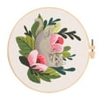 thumbnail image 6 of Diy Cat Embroidery Starter Kit with Embroidery Hoops Threads Needles Cross Stitch Kits for Beginners,Pattern 6#, 6 of 9