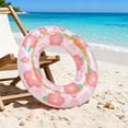 thumbnail image 4 of WWC Flower Pool Float, 29 inch Glitter Inflatable Blossom Swim Ring, Extra-Thick PVC Floatie for Adults and Kids, Summer Water Party Decor, 4 of 7