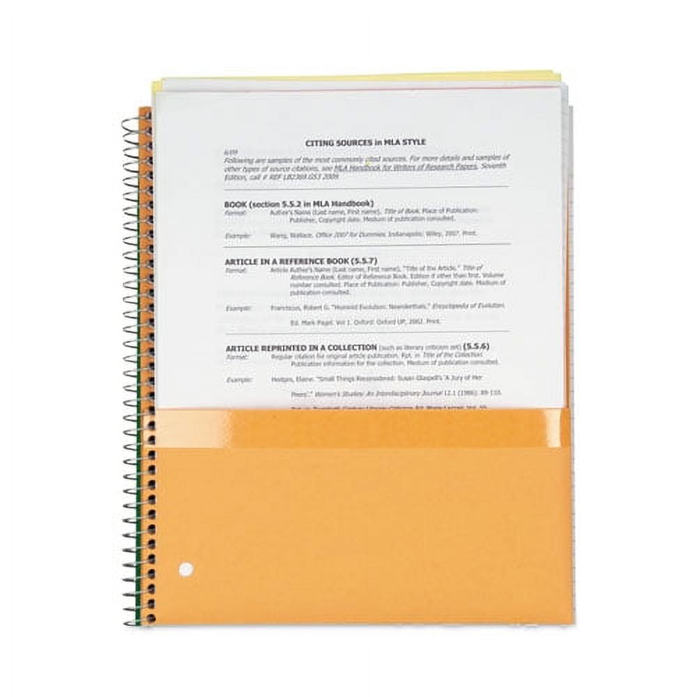 Wirebound Notebook, 1 Subject, Medium/College Rule, Randomly Assorted Covers, 11 x 8.5, 100 Sheets, 6/Pack | Bundle of 2 Packs