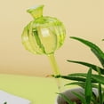 thumbnail image 2 of Pomegranate Shape Plant Watering Globes 2-Pack,Green Glass Cactus Self Watering Globe, Glass Waterer for Potted Plants - Automatic Mini Irrigation System, 2 of 7