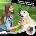 thumbnail image 5 of 3PCS Self Cleaning Slicker Brush & Pet Grooming Rake & Flea Comb for Dogs,Cats and Horses | Double-Sided Dematting Comb & Skin Friendly Deshedding Grooming Tool | Pet Supplies (Light Pink), 5 of 14