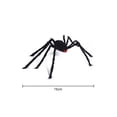 thumbnail image 7 of hirigin Halloween Spider with Glowing Eyes, Black Luminous Plush Spider for Haunted House, Decorative Props, 7 of 7