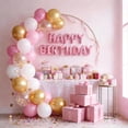 thumbnail image 6 of 30Pcs 12 Inch Pastel Pink Pearl White Metallic Gold Balloons, Light Pink Gold Balloons Set for Birthday Party Decorations, 6 of 7