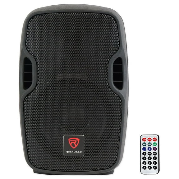 Rockville BPA8 8" Professional Powered Active 300w DJ PA Speaker w Bluetooth