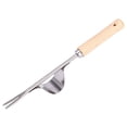 thumbnail image 2 of 2X Wood Handle Stainless Steel Garden Weeder Hand Weeding Removal Cutter Puller Tools Multifunction Weeder, 2 of 7