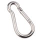 thumbnail image 1 of Mosquetones de Gancho de acero inoxidable perfecl para llavero Camping viajes de senderismo Buceo M10, 1 of 8