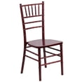thumbnail image 1 of Bowery Hill 36.25''H Transitional Wood Chiavari Dining Chair in Mahogany, 1 of 8